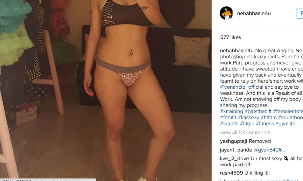Neha bhasin shares her hot pictures