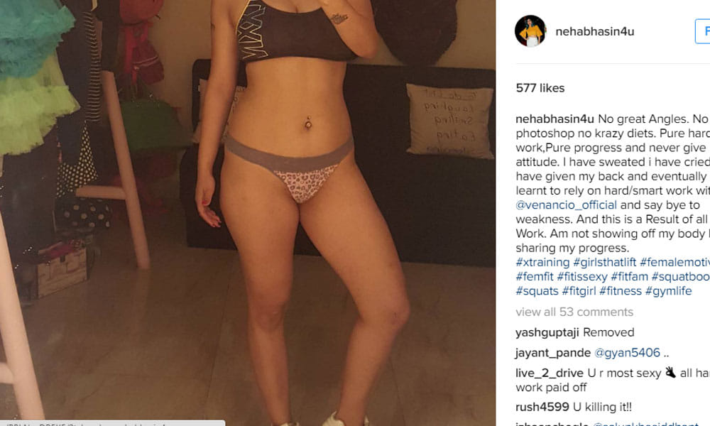 Neha bhasin shares her hot pictures
