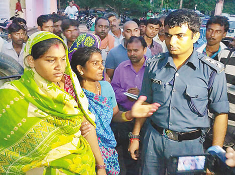Pregnant NDRF taken to hospital
