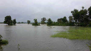  Rain left the difficulties behind