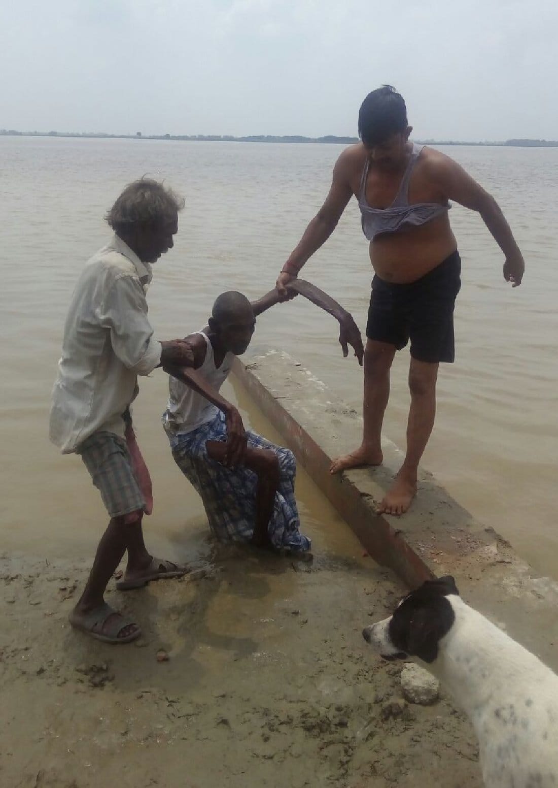 Jumped into the river and saved the lives of the elderly
