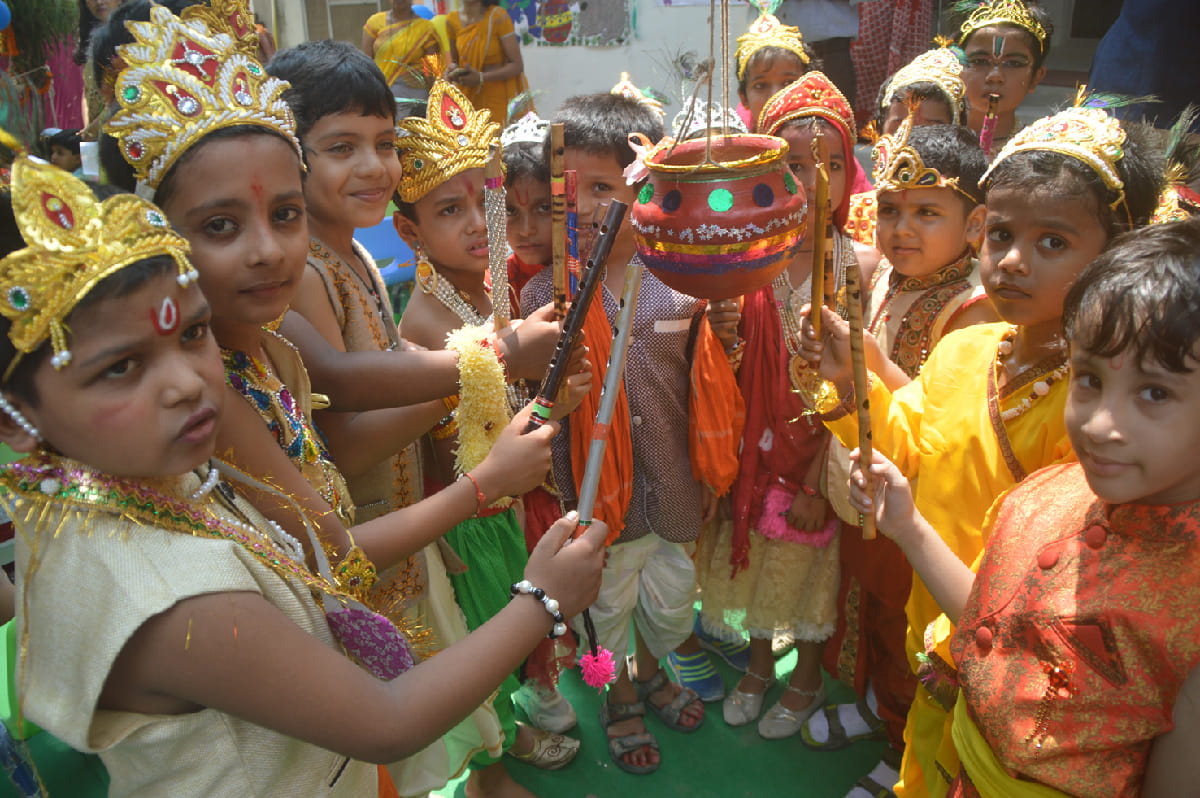 Janmashtami was celebrated in schools