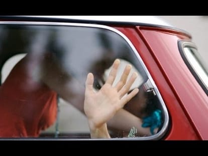Obscene antics of young men and women, accident Tempo hit