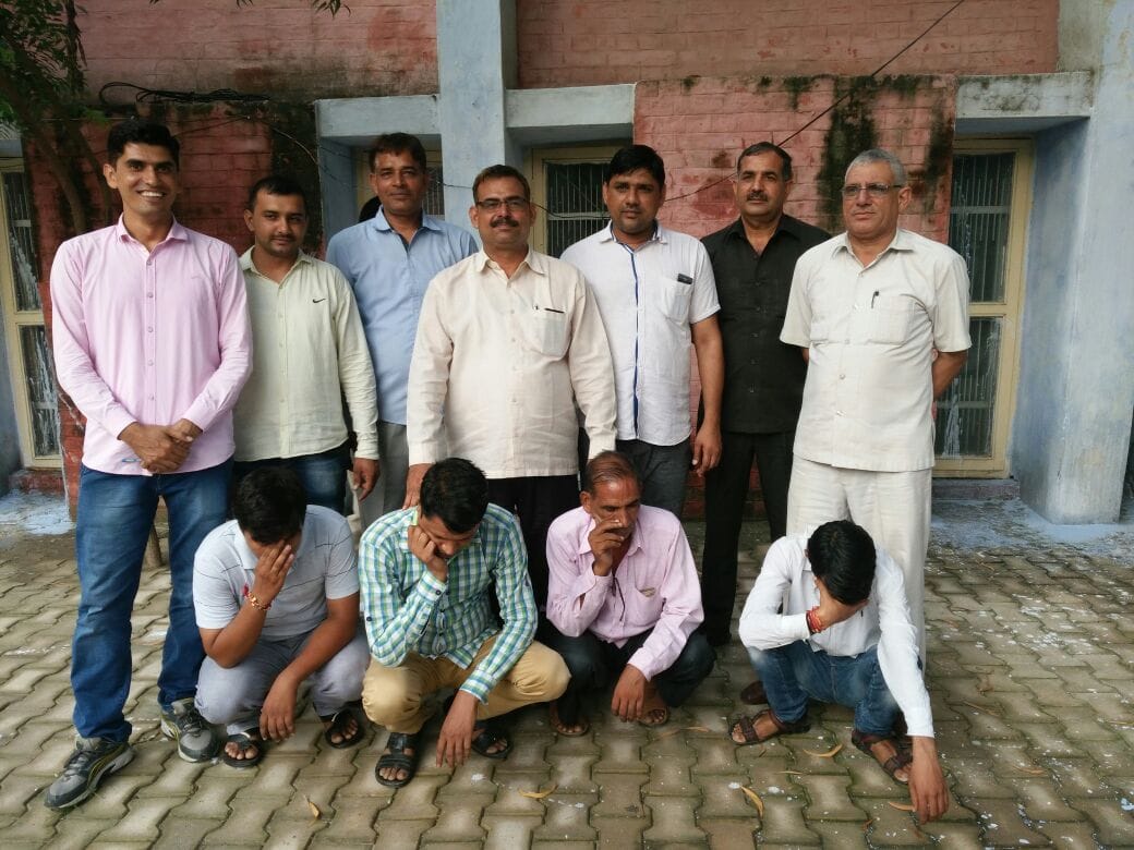 Roadways Department bribery scam, four held together