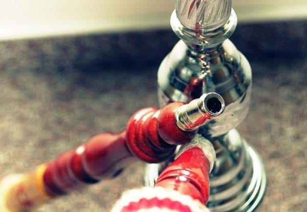 Hookah bar on the action of two notices