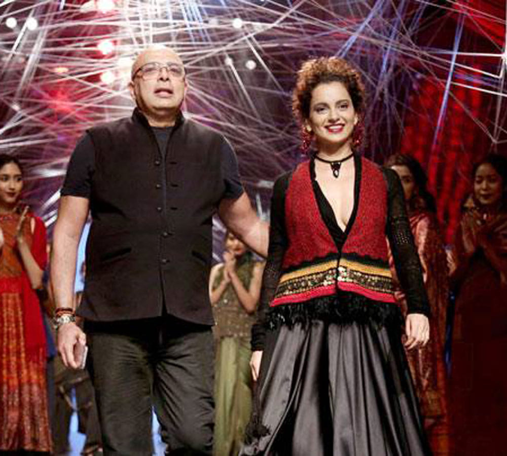 kangna ranaut big mistake at ramp walk