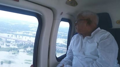 Laly says to flood victim, your are lucky to ganga reach your home