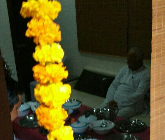 mohan bhagwat took lunch in dalit's home in agra