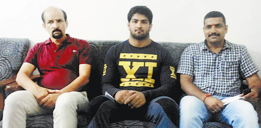 Pankaj participating in International Wrestling Championship in Kazakhstan