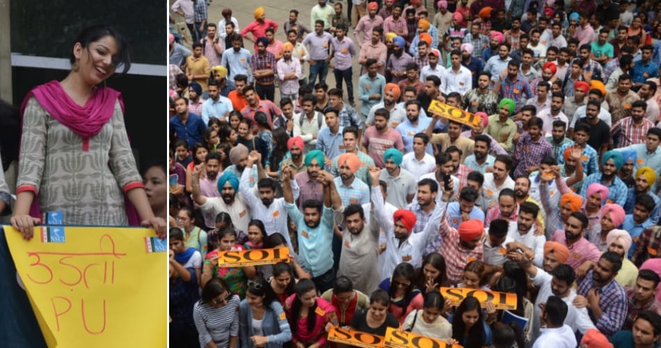 Panjab university election date has not been declaired yet but raillies starts