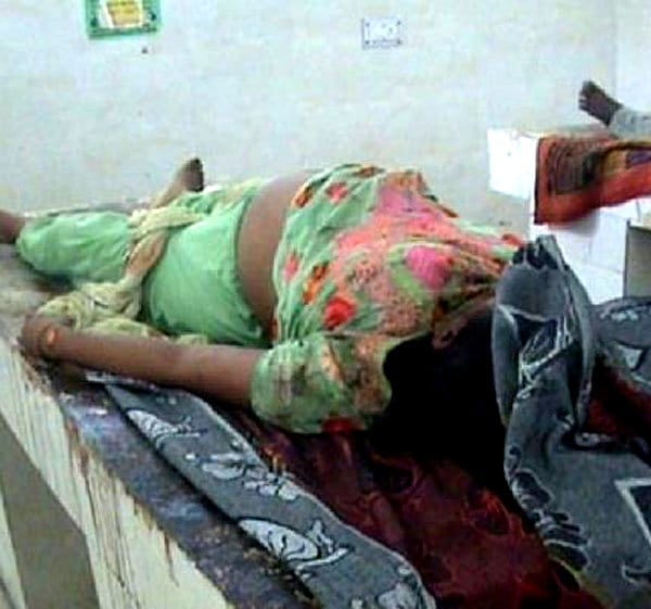 after wife's murder Husband commit suicide, The child said, 'Get up mother'