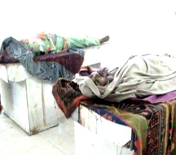 after wife's murder Husband commit suicide, The child said, 'Get up mother'