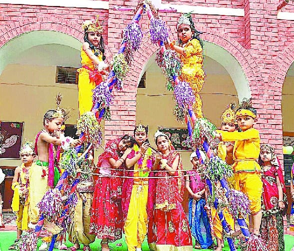 Bal Krishna pastimes staged