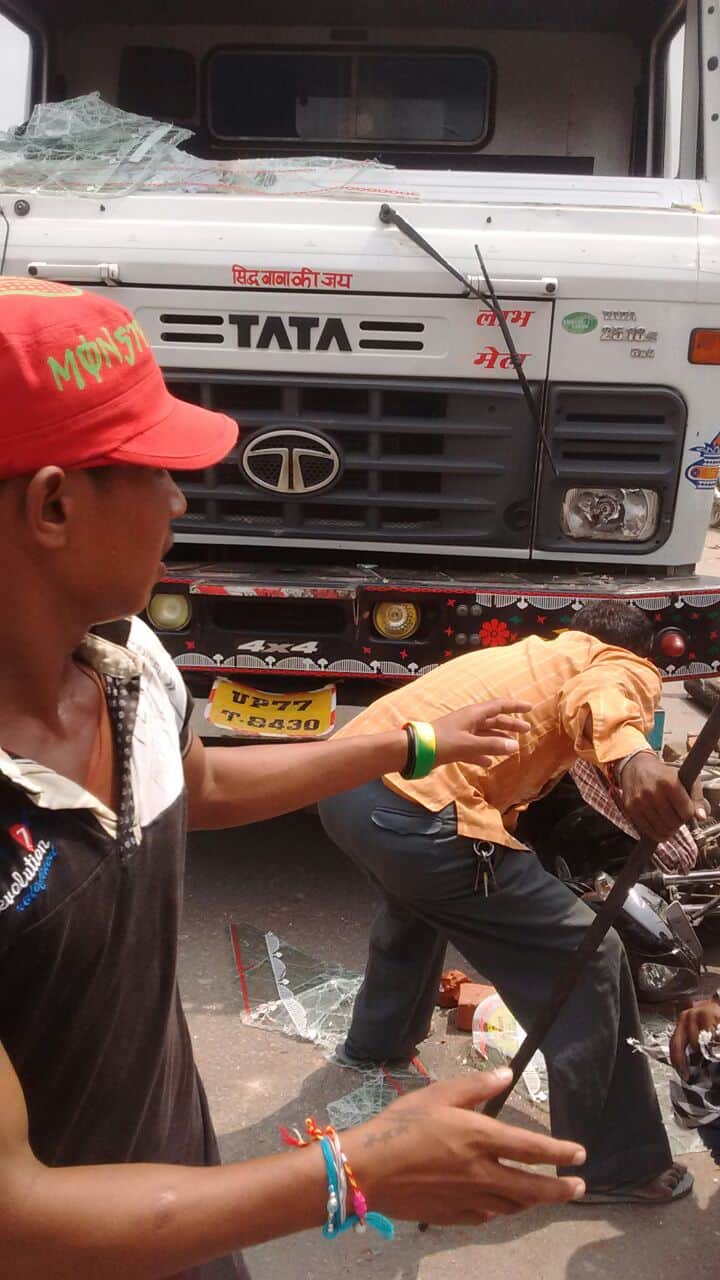 bike accident in lucknow
