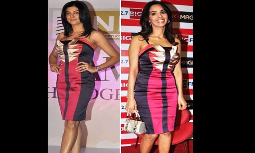 Two Actresses In One Dress