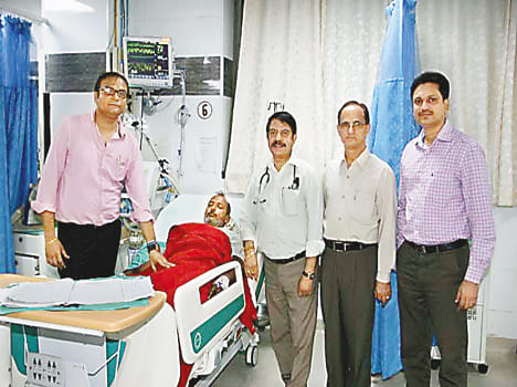 Starting angiography and angioplasty in mini PGI