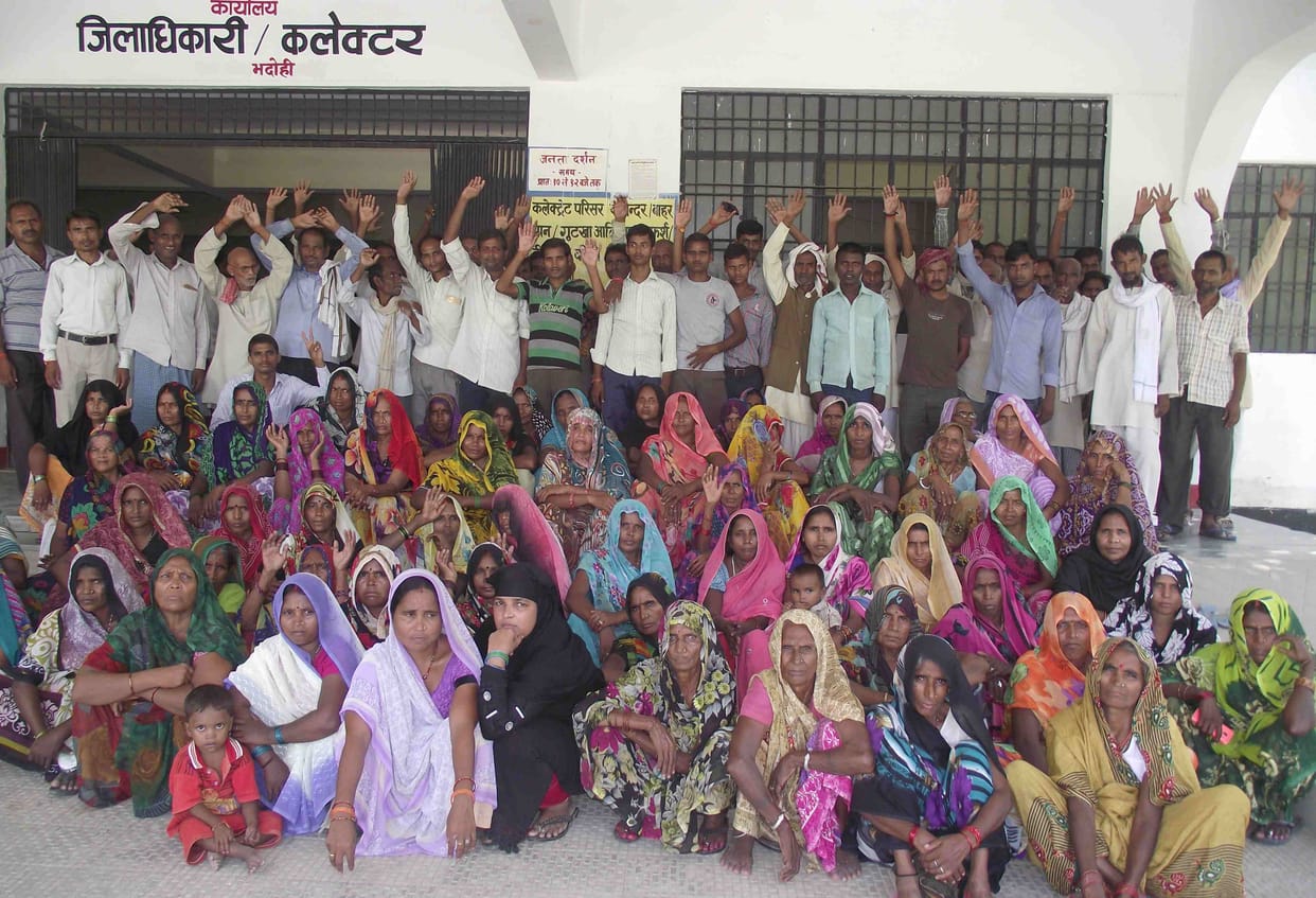 the villagers agitated against cotedar