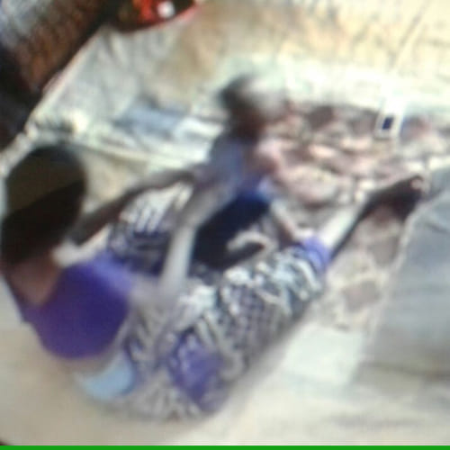 mother beats her child in closed home, caught On cctv