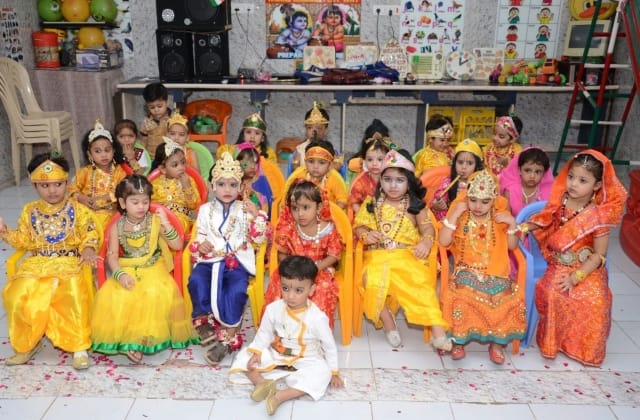 Blue Val school celebrated Janmashtami