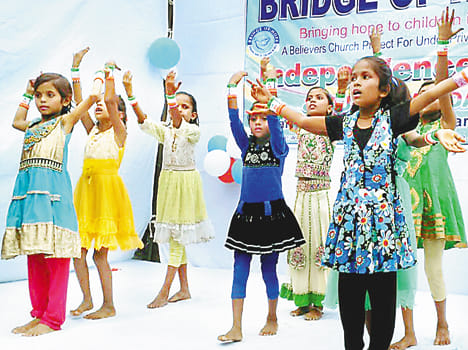 The children showed talent in cultural events