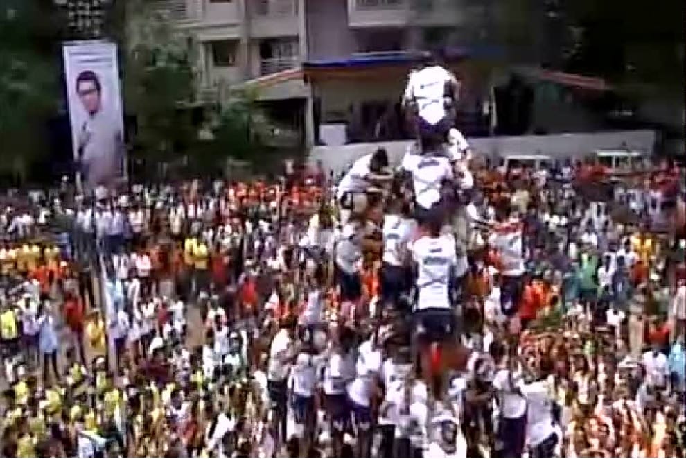 'Heightened’ Dahi Handi revelry continues despite court curb