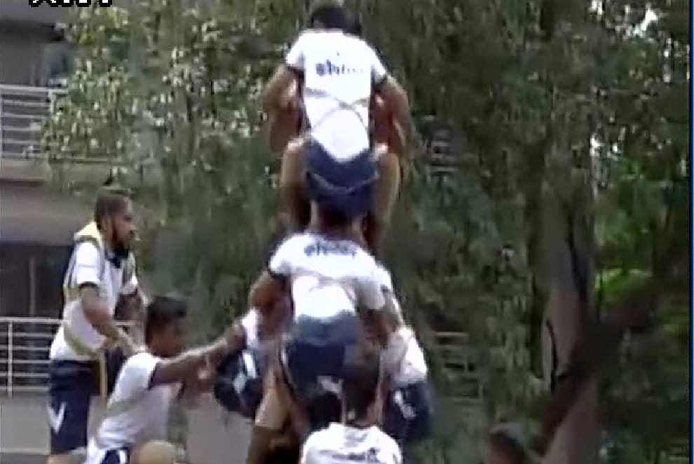 dahi handi organisers flout supreme court rule