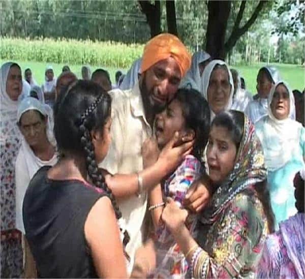 the funeral of the young martyr in Vaishno Devi 