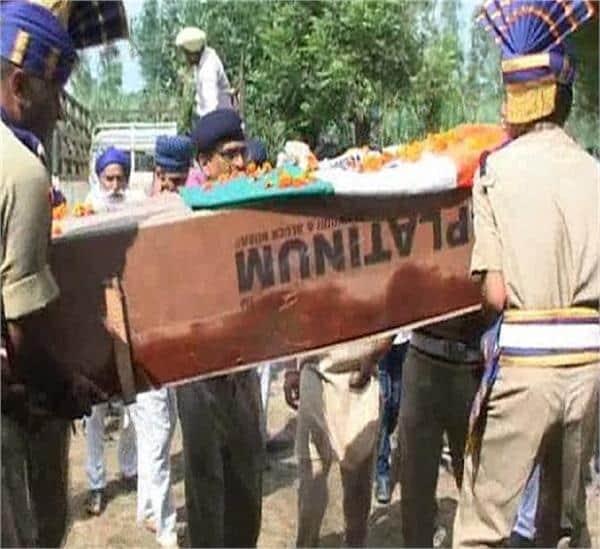 the funeral of the young martyr in Vaishno Devi 