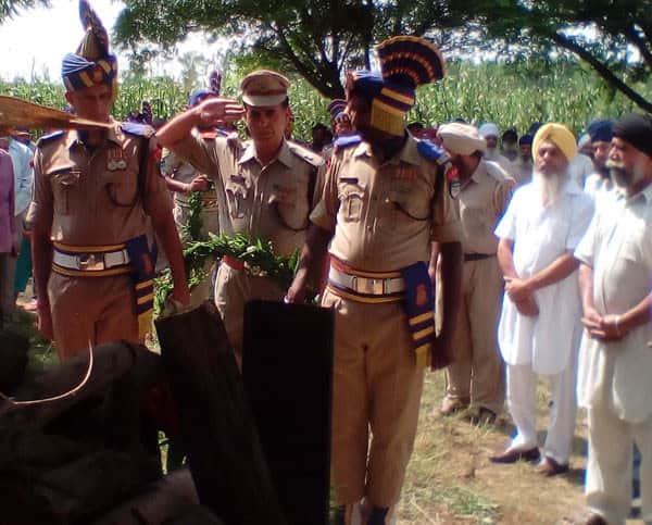 the funeral of the young martyr in Vaishno Devi 