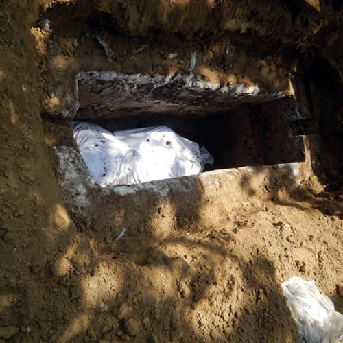hathras honor killing: police dig out girl's body from the grave