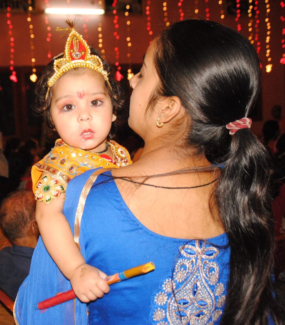 little kanha in krishna janmashtami