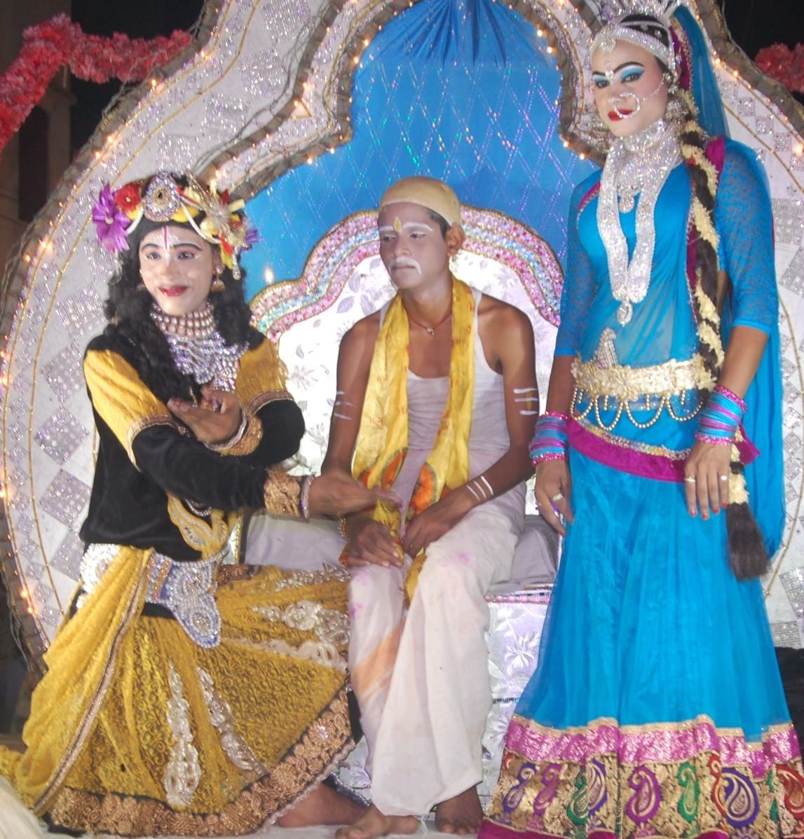 Krishna procession out of fanfare