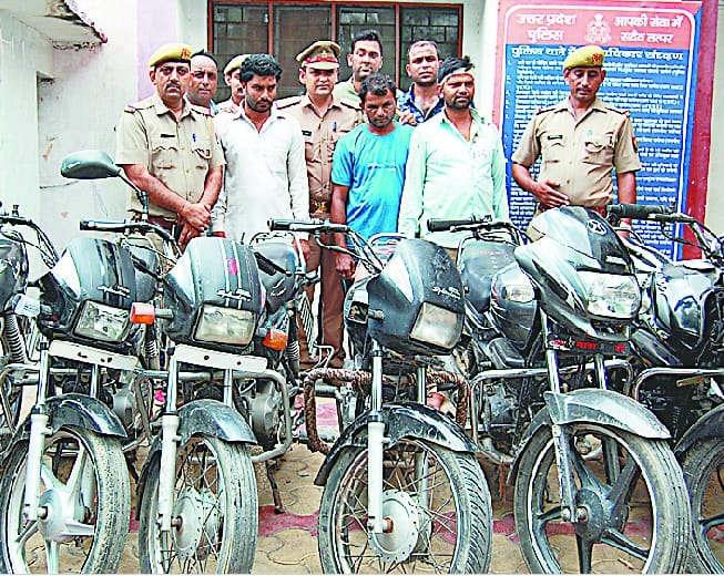 Seven bikes were stolen