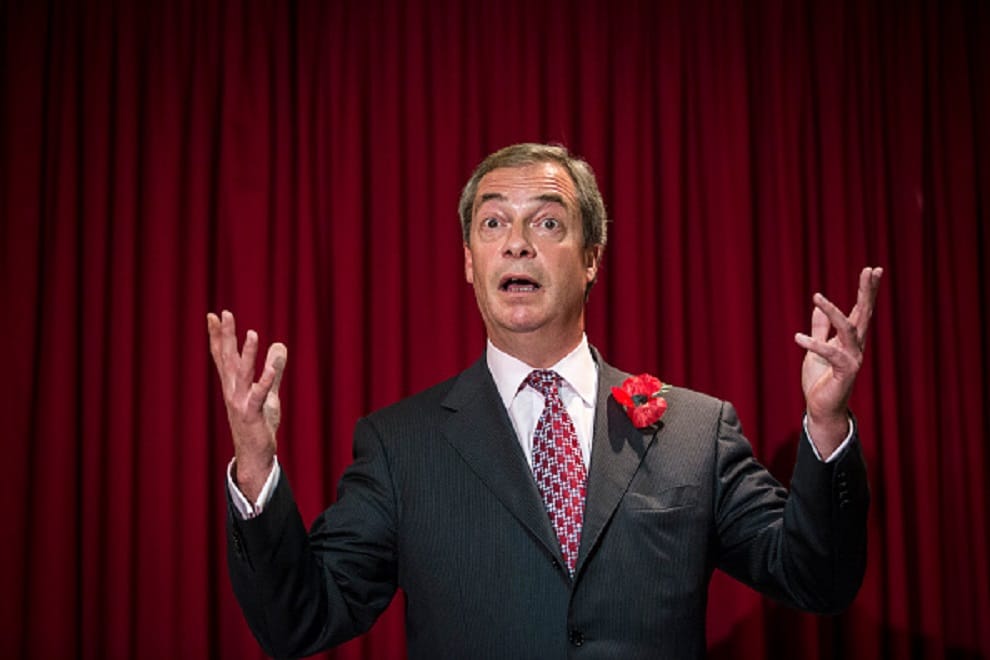 brexit leader nigel campaigns for donald trump