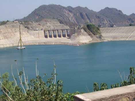 tornado in ranjit sagar dam