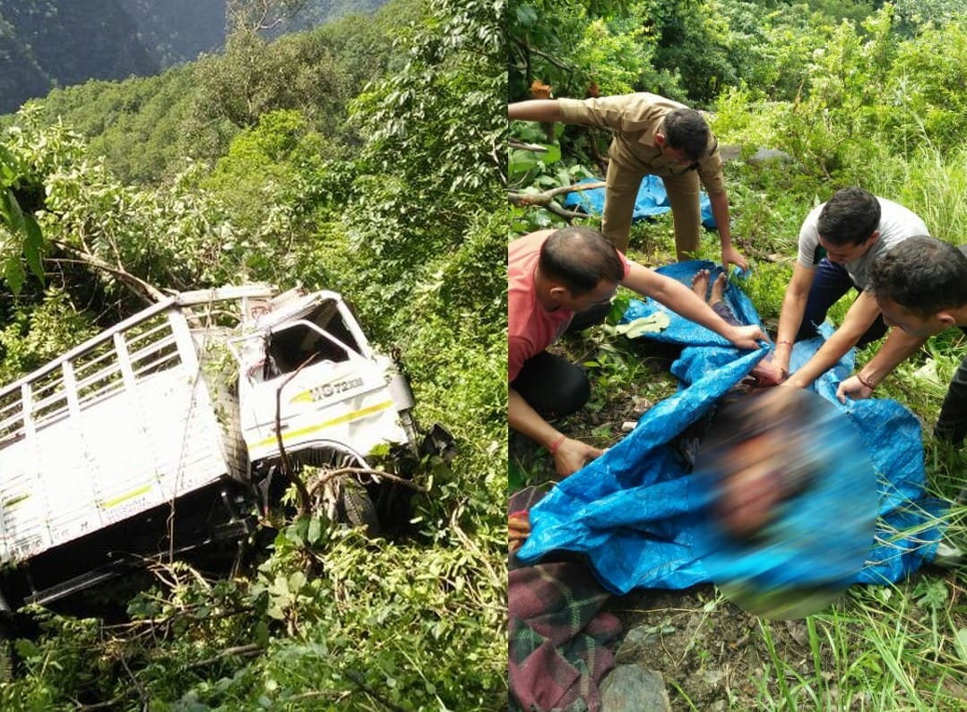 truck fell into gorge, one died.