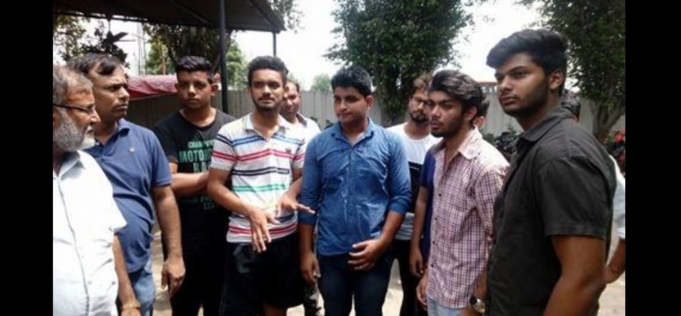 class 11 student died of falling from eleventh floor of society building