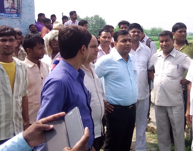 Ambedkar's statue damaged in Jitgdhi, Hungama