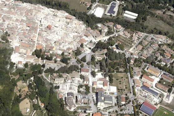 Pics taken from Drone after earthquake in Italy