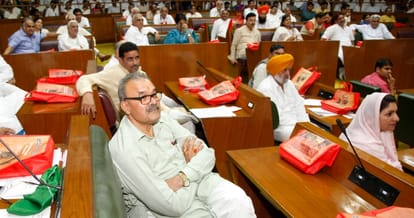 haryana assembly mansoon session first day, lecture of jain muni tarun sagar