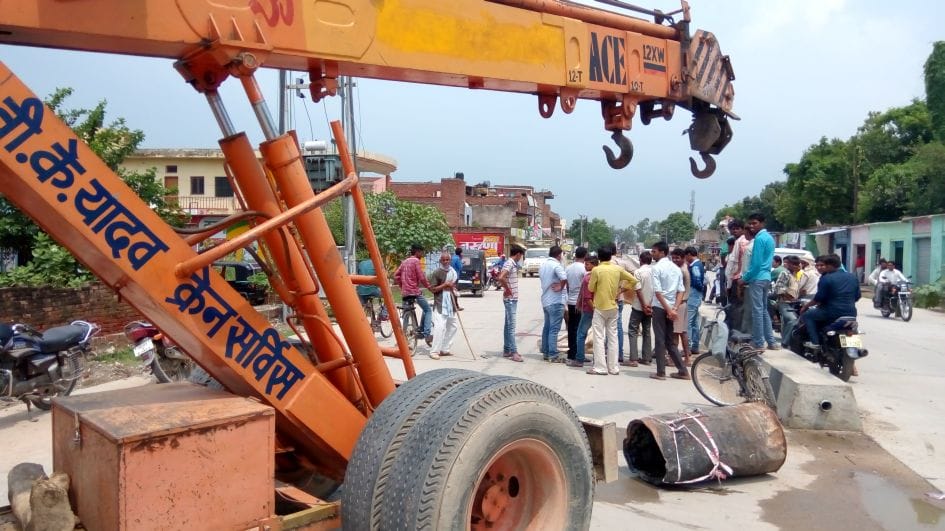 Crane's cow died from collision