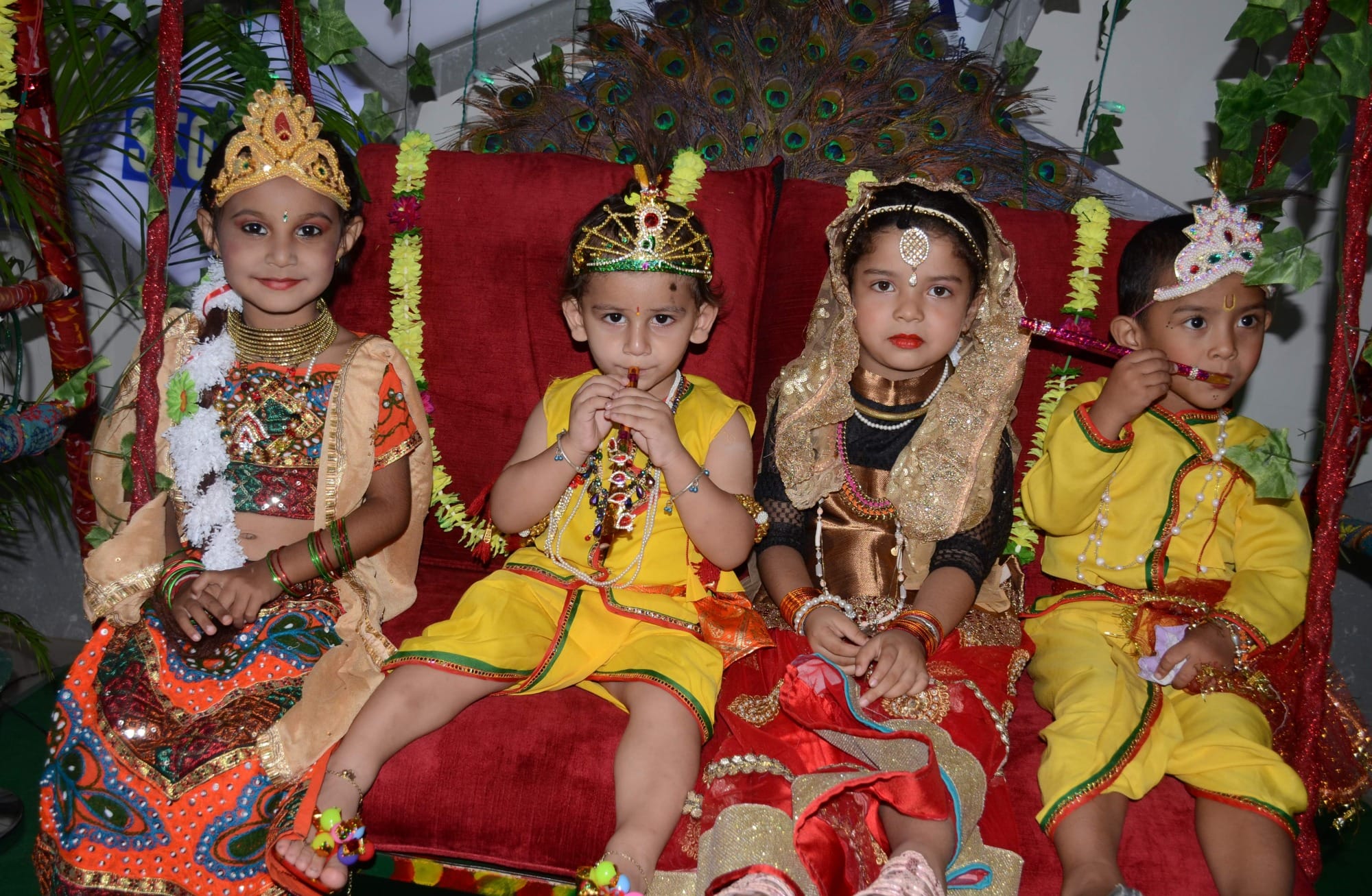 krishna birth celebration at janmashtami in dehradun.