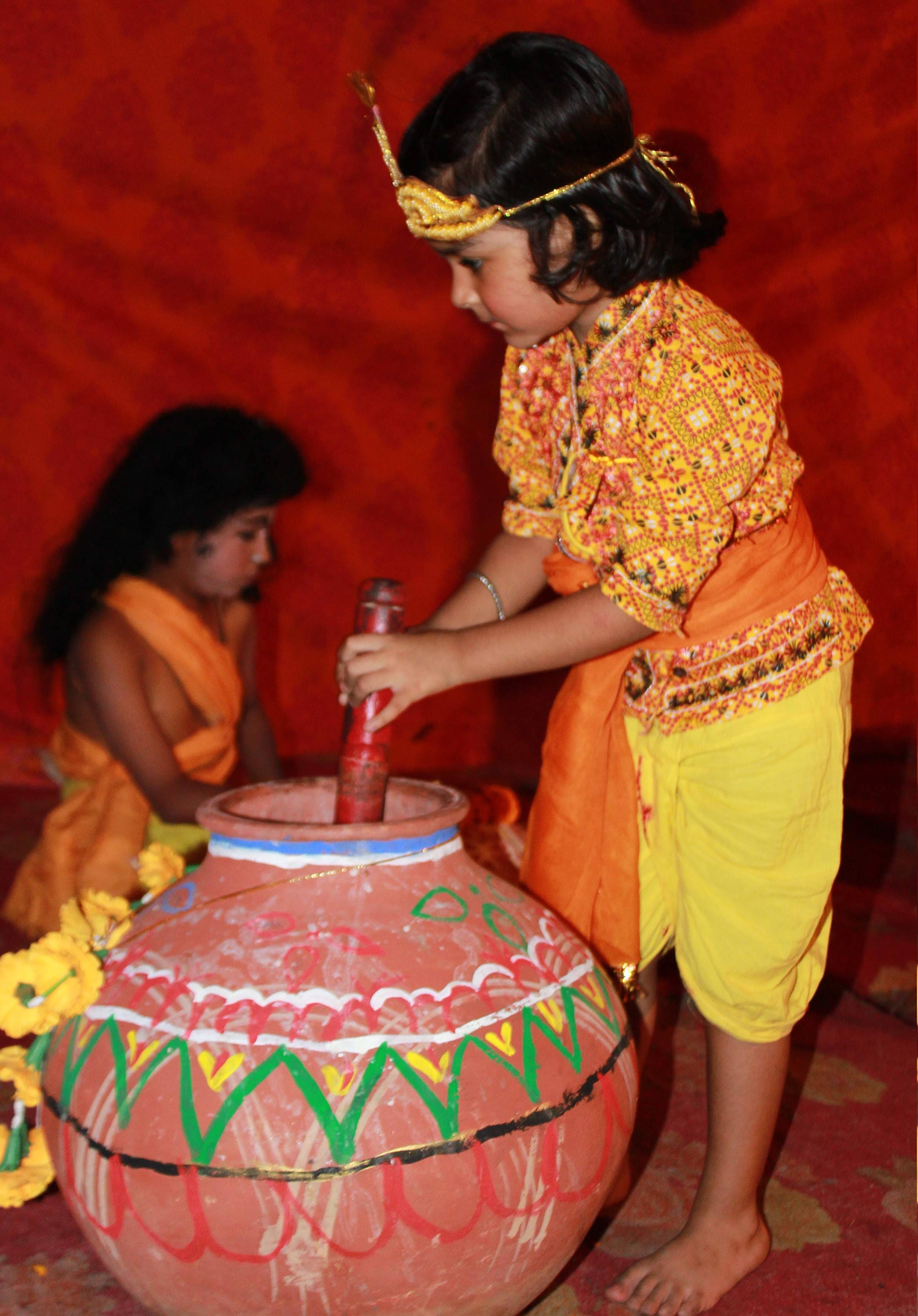 krishna birth celebration at janmashtami in dehradun.