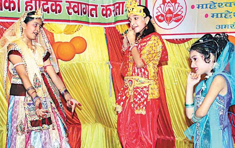 cultural activity at janmashtami