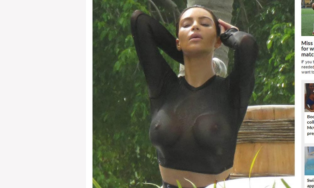 Kim Kardashian pictures goes viral