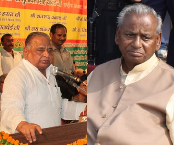 Mulayam Singh speaks about kalyan singh in Lucknow.