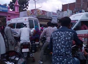 road jaam in in janamastmhi
