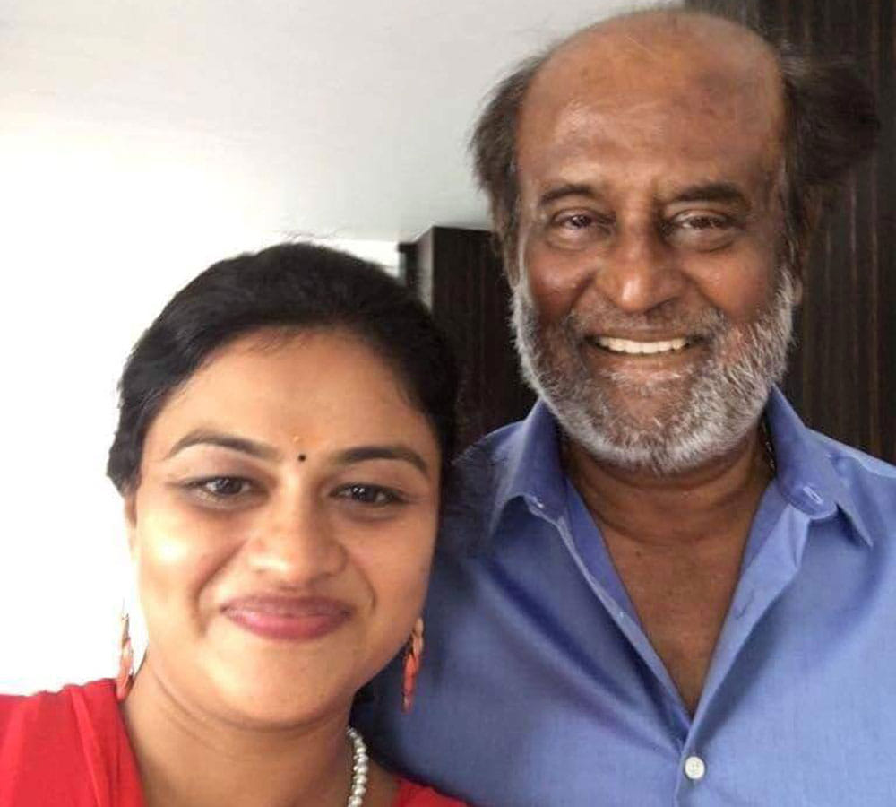 rajnikant invites his fan at farmhouse