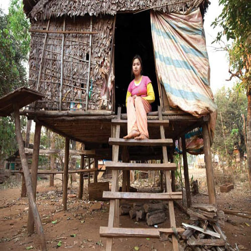 Cambodian fathers build sex huts for their daughters