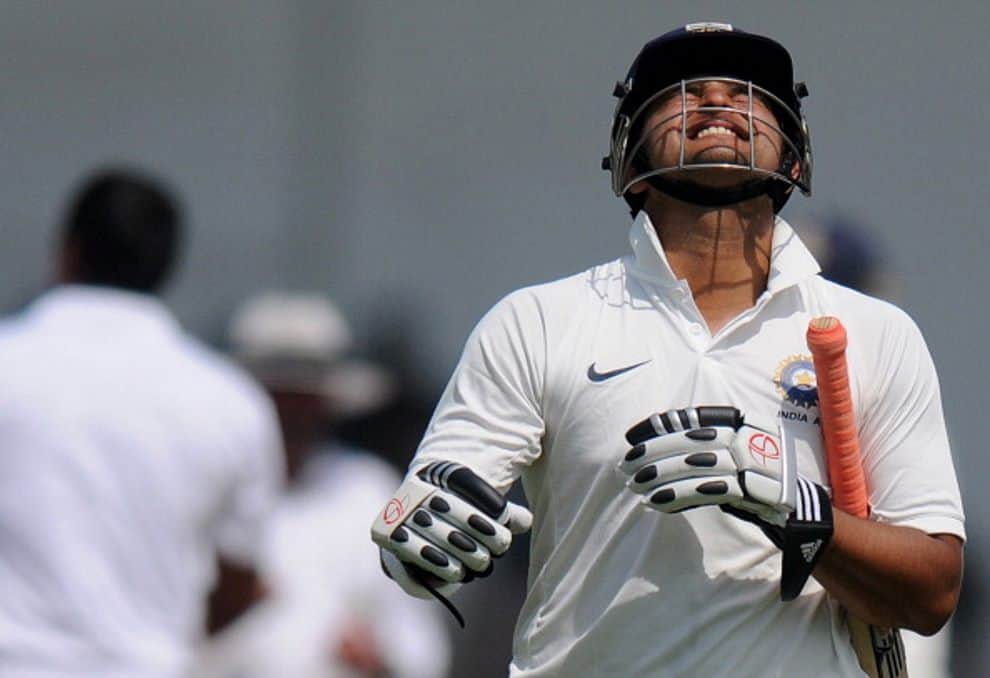 suresh raina gets out on zero against karnataka in ranji trophy